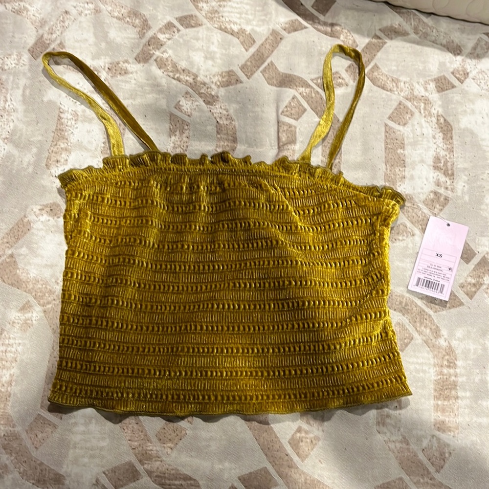 Gold shimmery tank!